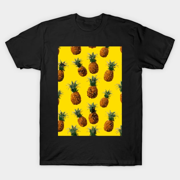 Pineapple Pattern T-Shirt by maxcode